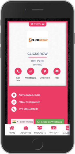 Digital business card template 5